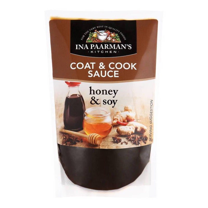 Ina Paarman Pack of 12 x 200ml Coat And Cook Honey And Soy