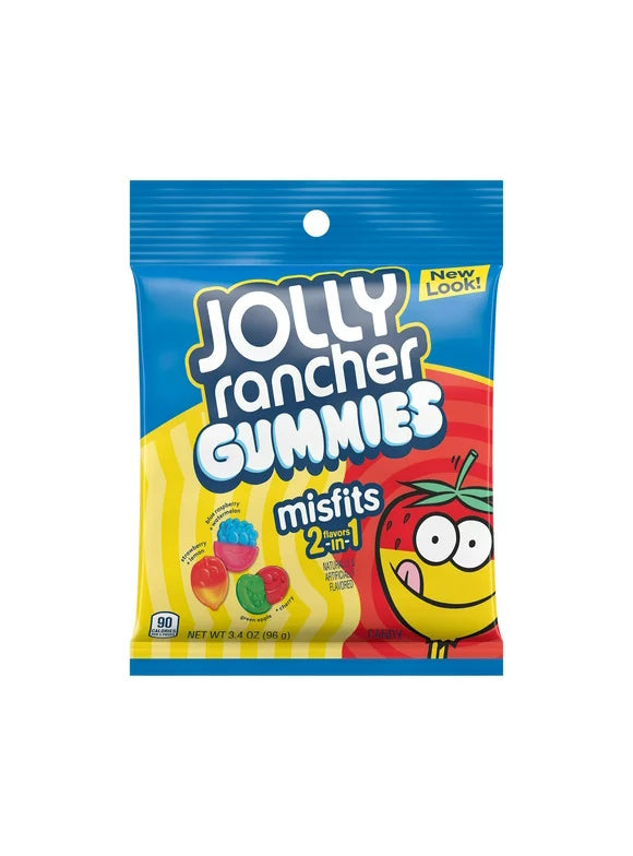 Jolly Rancher Gummies Misfits 2 in 1 King Size 96g (3.4oz)