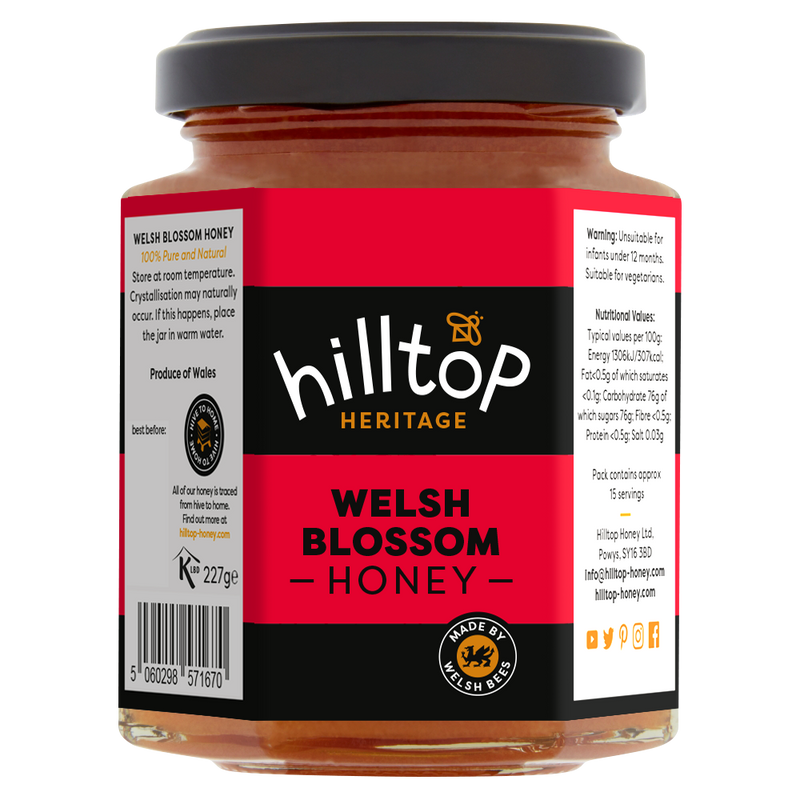 Hilltop Welsh Blossom Honey  227g