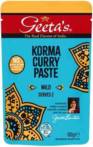 Geetas Curry Paste Korma Mild 80g