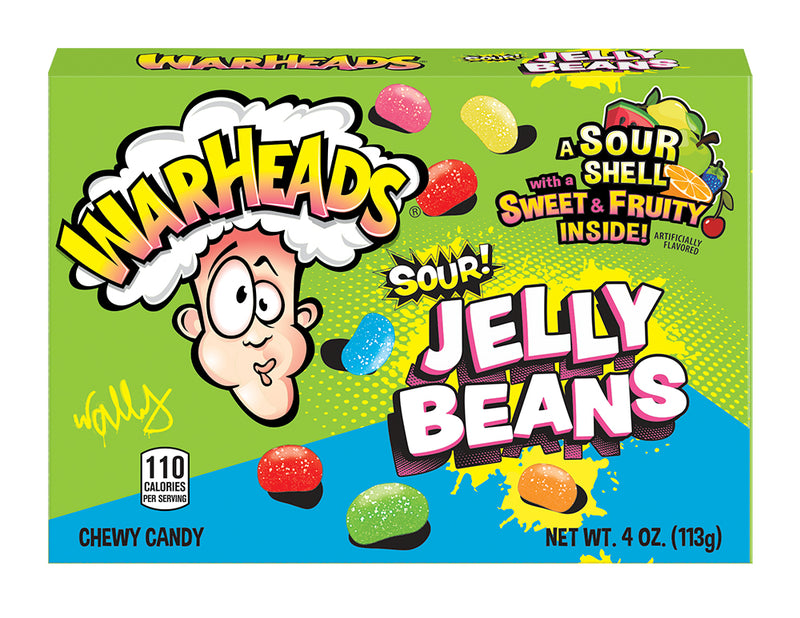 Warheads Sour Jelly Beans Theater Box NK 113g (4oz)