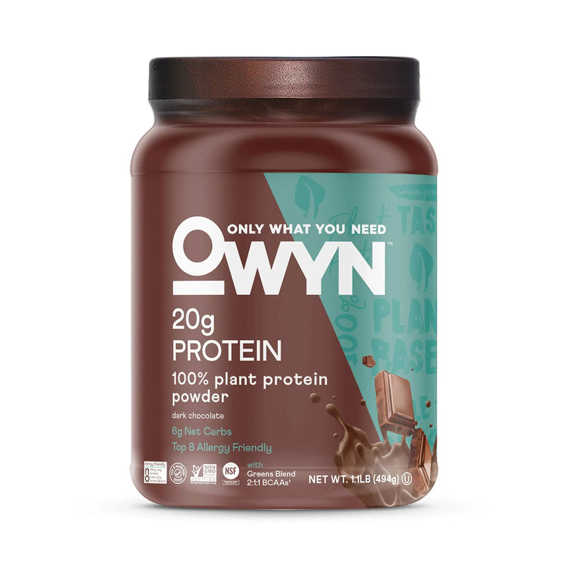 OWYN Dark Chocolate Protein Powder Tub 590g (1.3lbs)