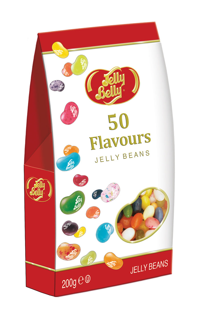 Jelly Belly 50 Flavours Gable Gift Box 200g