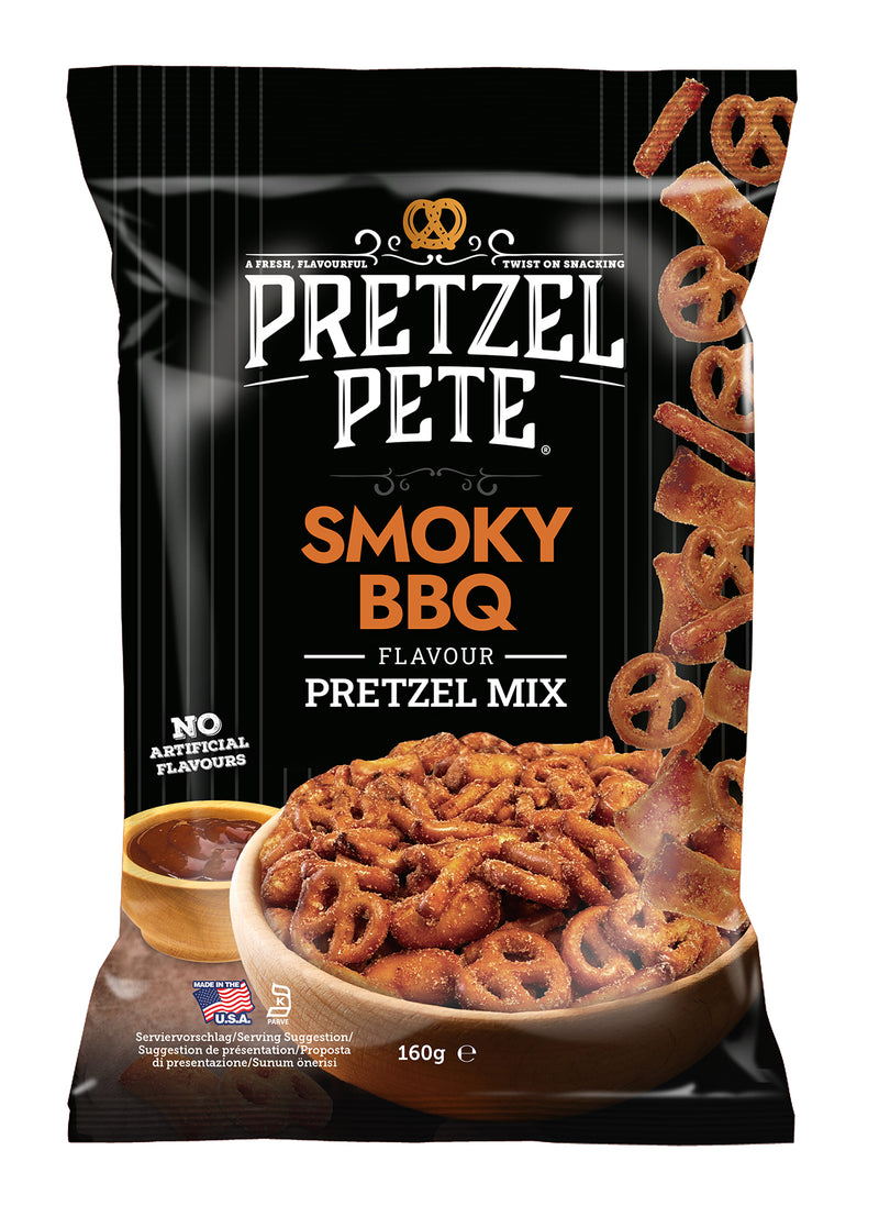 Pretzel Pete Pretzel Mix Smoky BBQ 160g