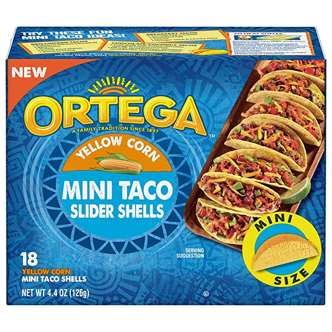 Ortega Mini Taco Slider Shells 126g (4.4oz)