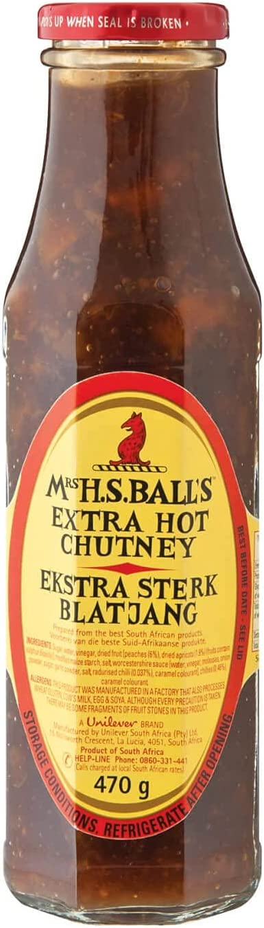 Mrs Balls Chutney Extra Hot 470g
