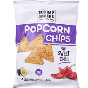 Sunday Snacks Popcorn Chips Sweet Chili SMALL 28g (1oz)