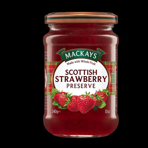 Mackays Pack of 6 x 340g Preserve Strawberry