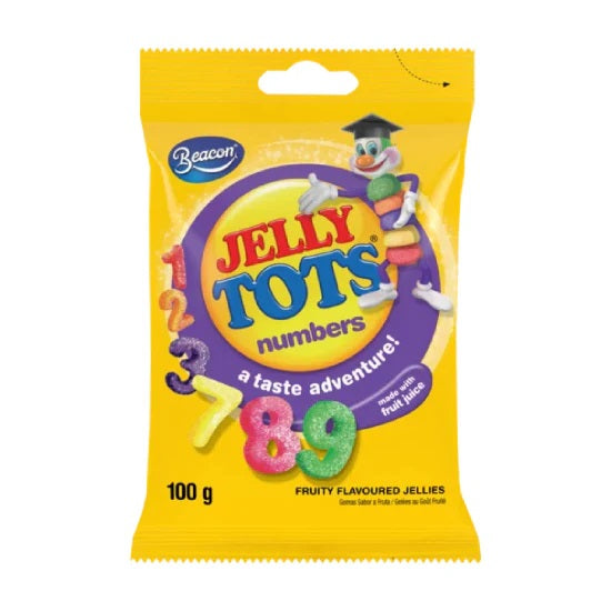 Beacon Jelly Tots Lick & Learn Numbers 100g