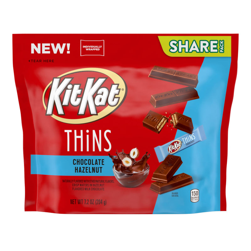 Kitkat Thins Chocolate Hazelnut 204g (7.2oz)