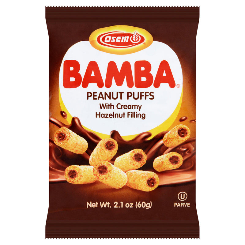 Bamba Pack of 20 x 60g Peanut Puffs Hazelnut **Expires 06/05/2025**