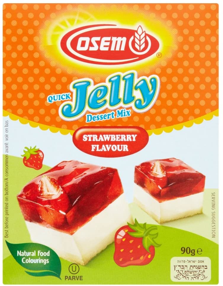 Osem Strawberry Quick Jelly Dessert 90g