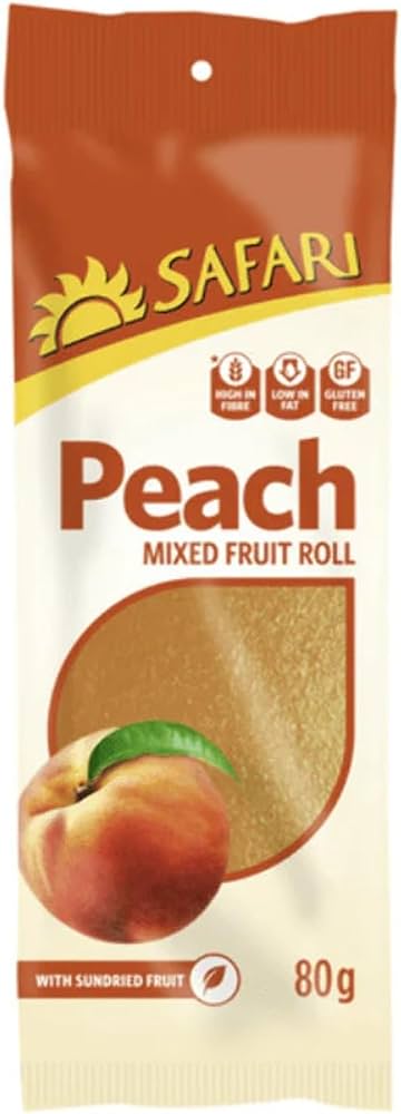 Safari Fruit Roll Peaches 80g