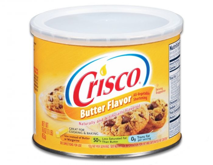 Crisco All Vegetable Shortening Butter Flavour 453g (16oz)