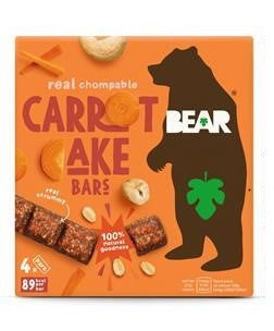 Bear Bars Multipack Carrot Cake 108g