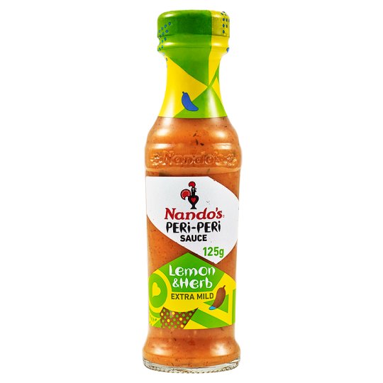 Nandos Pack of 6 x 125g Sauce Lemon & Herb Peri-Peri