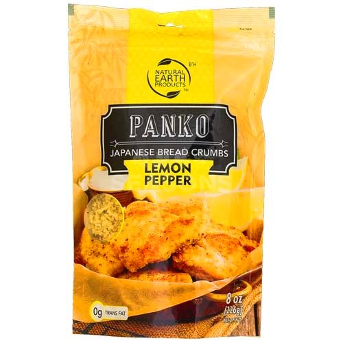 Natural Earth Products Pack of 12 x 226g Lemon Pepper Panko