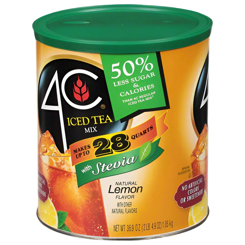 4C Iced Tea Lemon with Stevia 1.05kg (36.9oz)