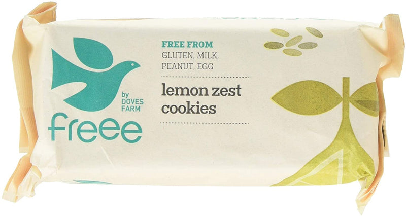Doves Farm Gluten Free Cookies Lemon Zest 150g