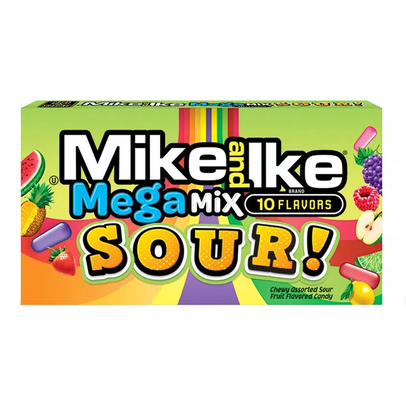 Mike & Ike Theater Box Mega Mix Sour 120g