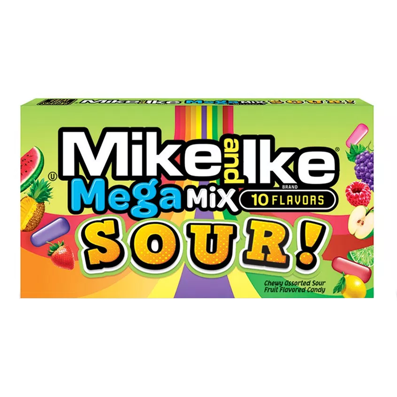 Mike & Ike Theater Box Mega Mix Sour 141g