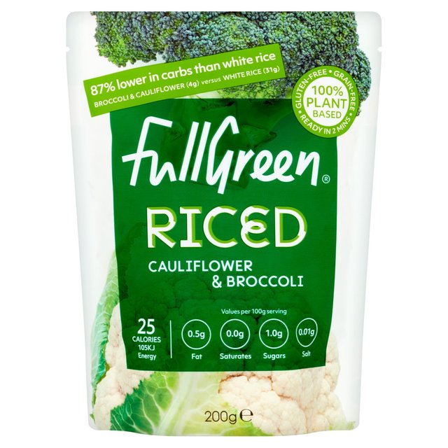 FullGreen Riced Cauliflower & Broccoli 200g