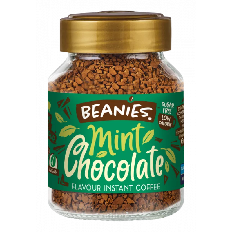 Beanies Mint Chocolate Flavoured Instant Coffee 50g