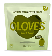 Oloves Basil & Garlic 30g NK