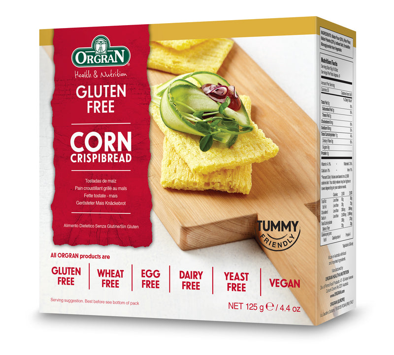 Orgran Corn Crispibread | Gluten Free 125g