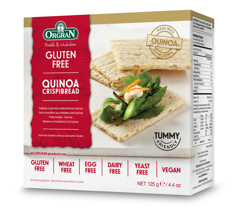 Orgran Quinoa Crispibread | Gluten Free | 125g
