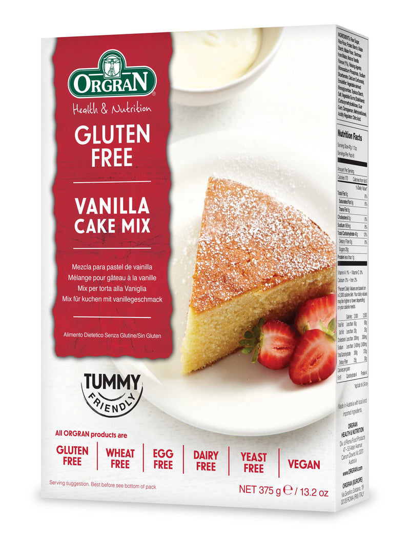 Orgran Cake Mix Vanilla | Gluten Free | 375g