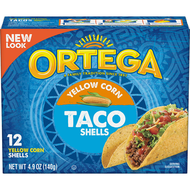 Ortega Yellow Taco Shell 140g