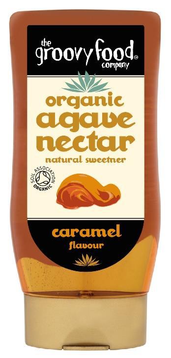 Groovy Food Pack of 6 x 250ml Agave Nectar - Caramel Flavour