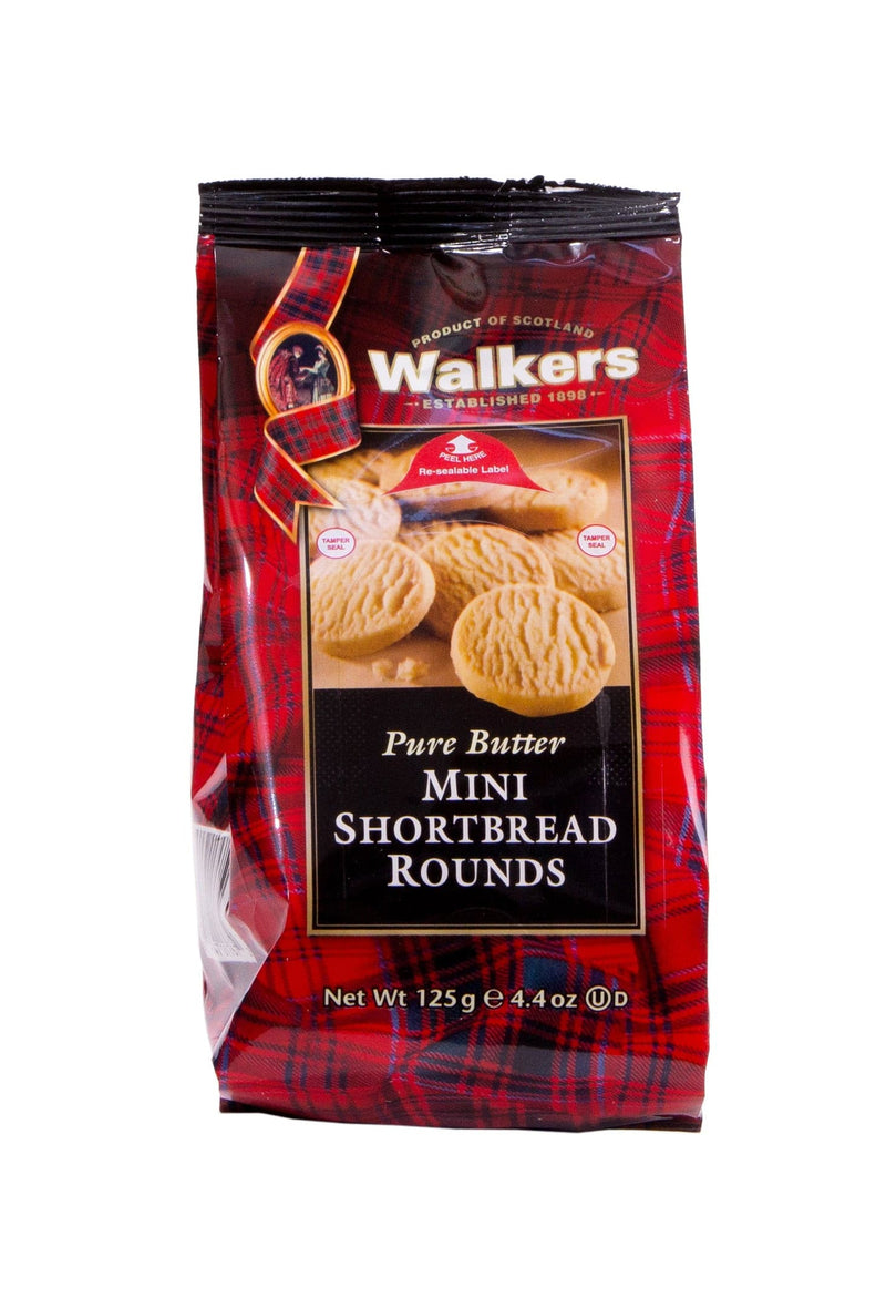 Walkers Mini Shortbread Rounds Bag 125g