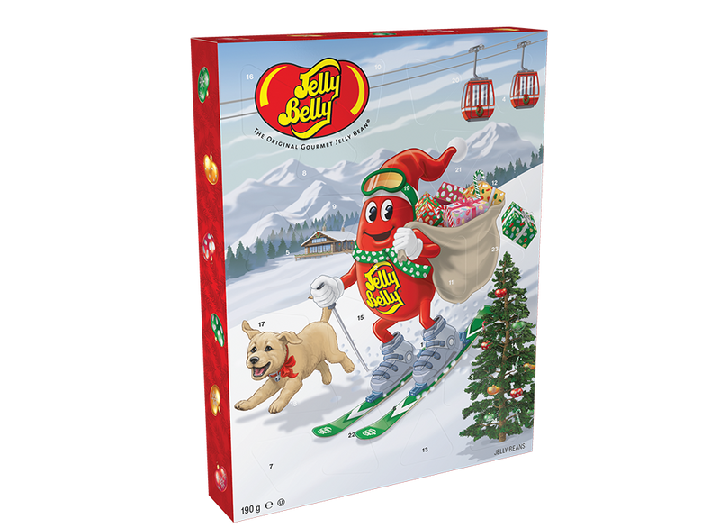 Jelly Belly Mr JB Skiing Advent Calendar 2023 190g