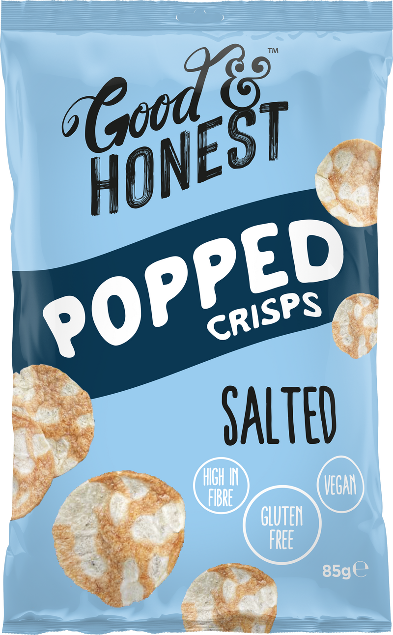 Good & Honest Pack of 8 x 85g Chips Core Sea Salt