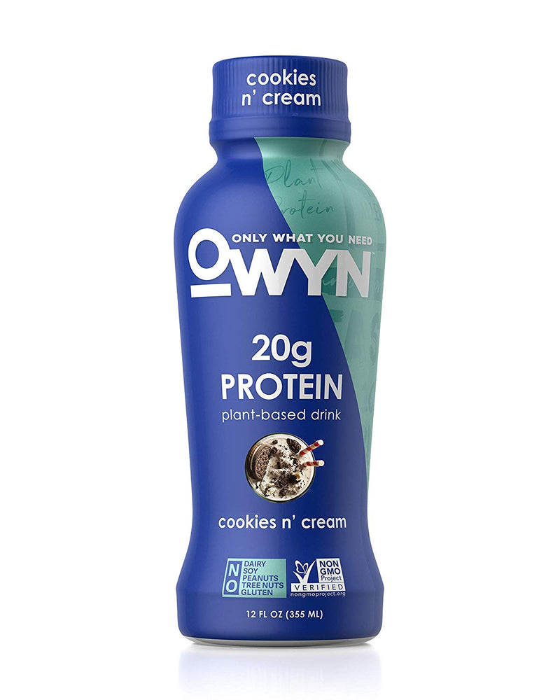 OWYN Pack of 12 x 355ml Shake Cookies And Creamless