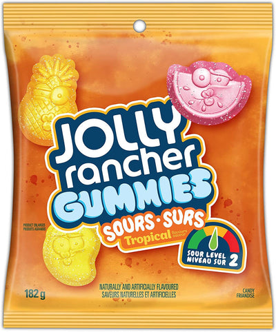 Jolly Rancher Gummies Sours Tropical NK 182g
