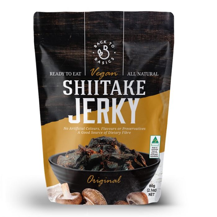 Back to Basics Vegan Shiitake Jerky 60g