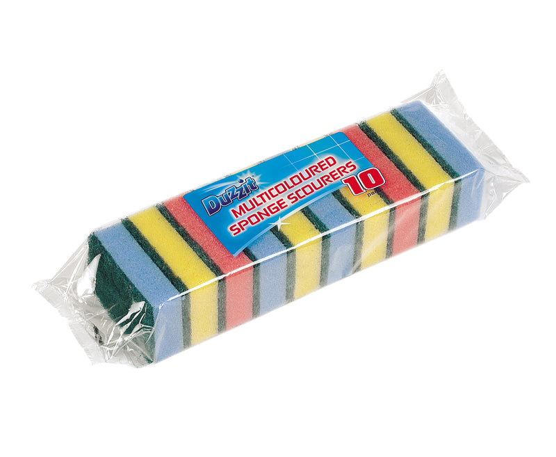 151 Pack of 10Pk x 40 Sponge Scourers