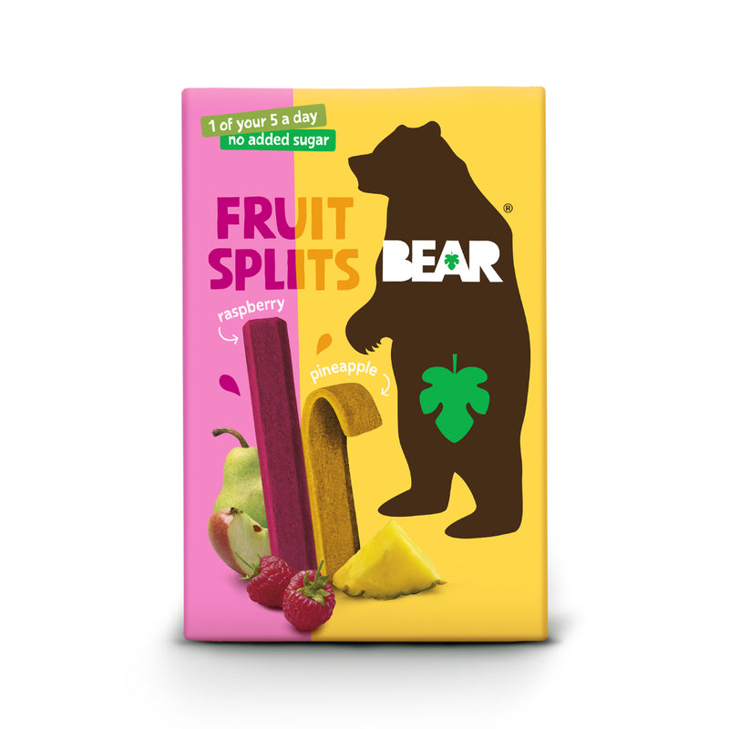 Bear Splits Raspberry & Pineapple 5 x 20g