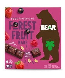 Bear Bars Multipack Forest Fruit 108g