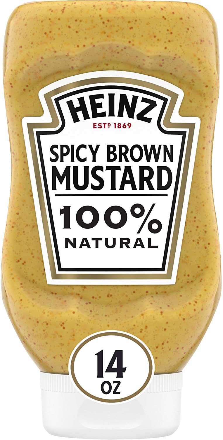 Heinz Pack of 6 x 397g Spicy Brown Mustard