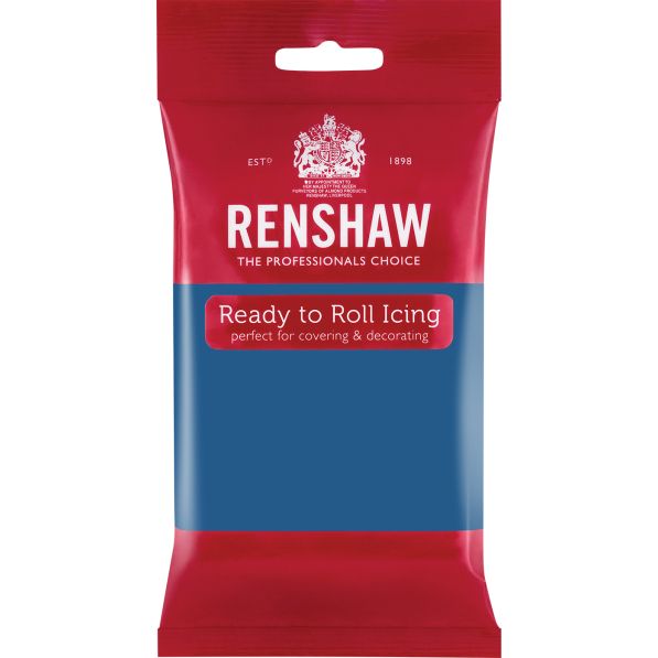 Renshaw Ready-To-Roll Icing - Atlantic Blue 250g