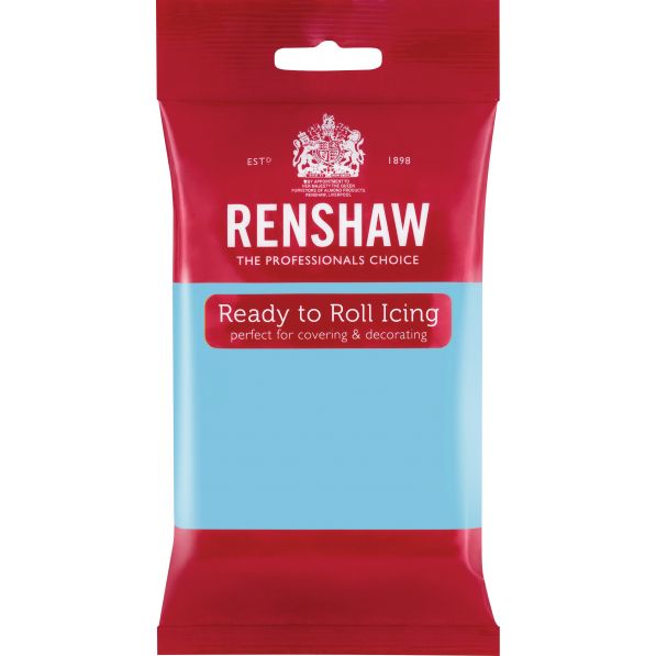 Renshaw Pack of 12 x 250g Icing Baby Blue