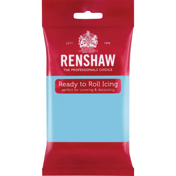 Renshaw Ready-To-Roll Icing - Baby Blue 250g