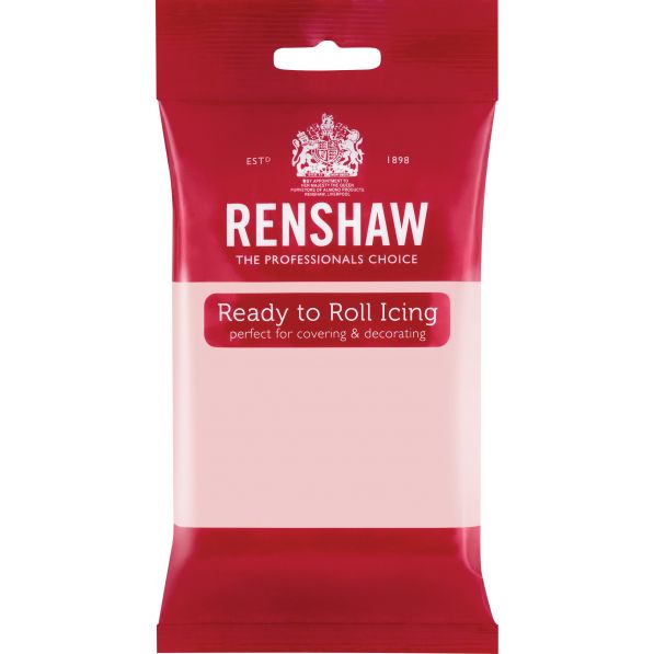 Renshaw Ready-To-Roll Icing - Baby Pink 250g