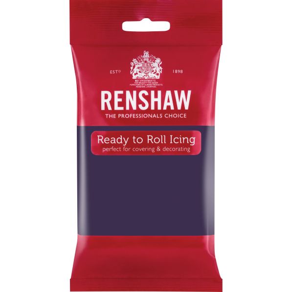 Renshaw Pack of 12 x 250g Icing Deep Purple