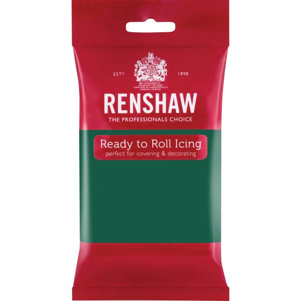 Renshaw Ready-To-Roll Icing - Emerald Green 250g