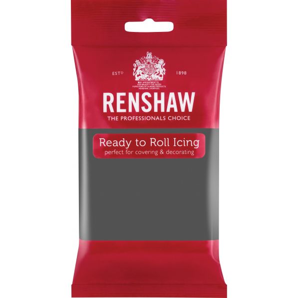 Renshaw Ready-To-Roll Icing - Grey 250g